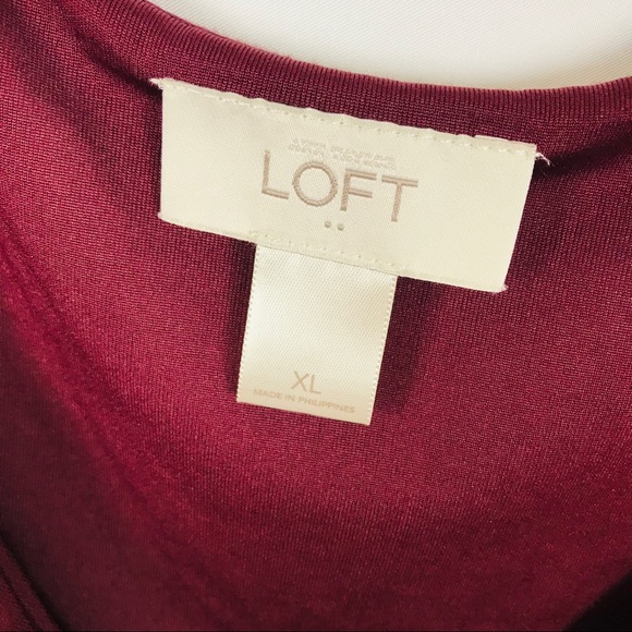 Loft floral empire waist shift dress fit flare - Picture 4 of 5